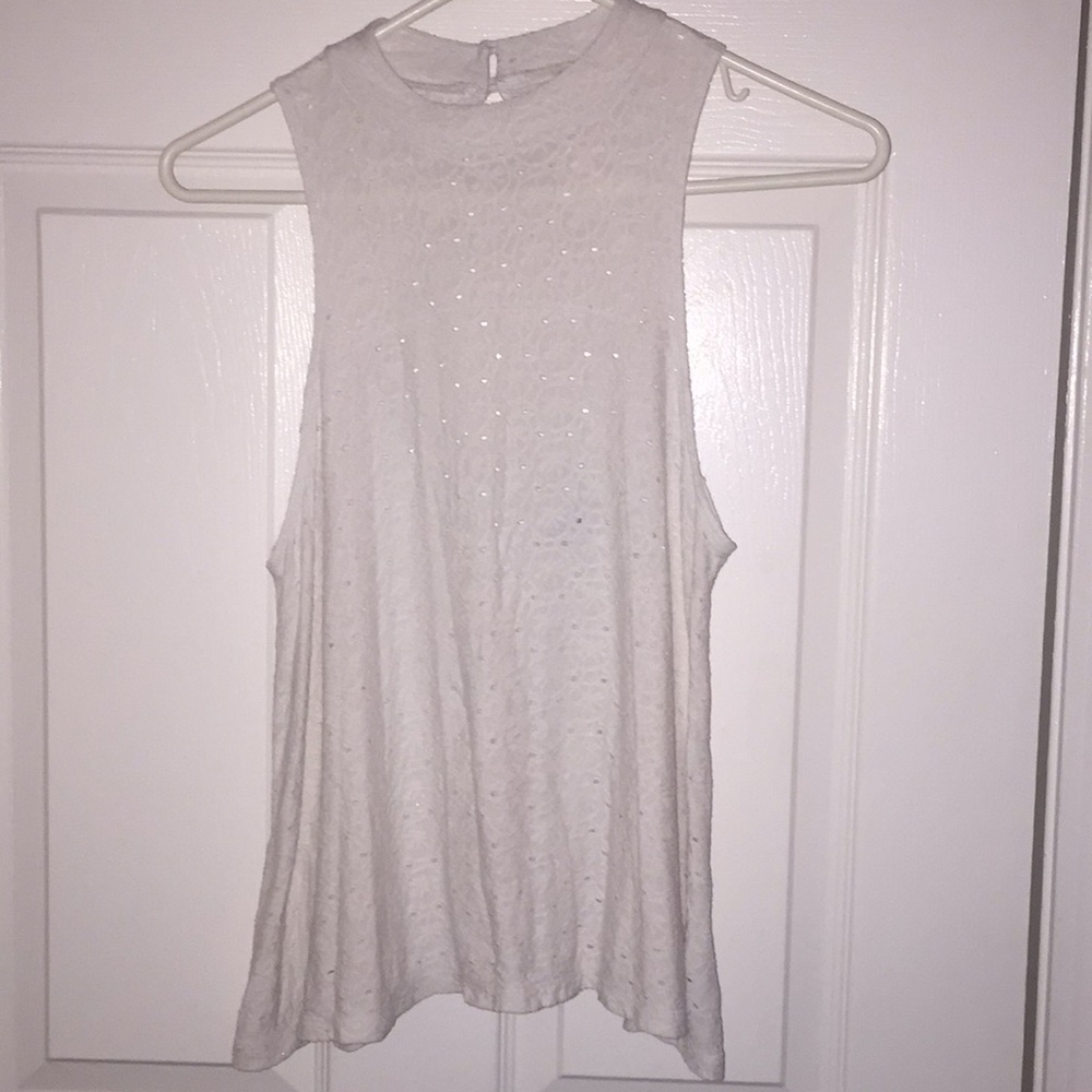 American Eagle White Tank Top